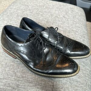 Cestfini Men's Leather Wingtip Lace Up Oxford Dress Shoes